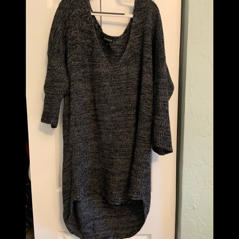 Oversized knit dress